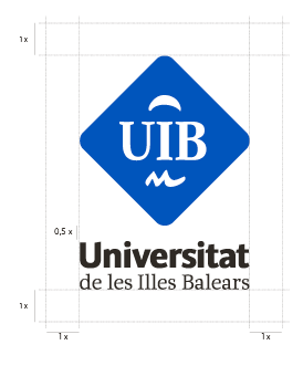 zona protecció logosímbol UIB vertical
